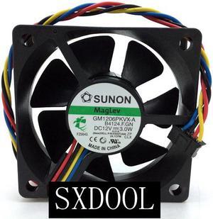 Original Sunon GM1206PKVX-A DC12V 3W 6cm 6020 for Dell Optiplex 780 790 990 7010 9010 9020 USFF Fan CN-0K650T