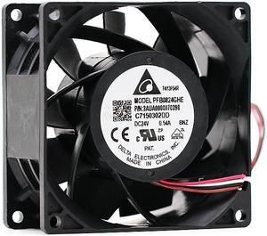 Original Delta PFB0824GHE  DC 24V 0.54A 8CM double ball inverter fan 80*80*38MM  server case cooling fan