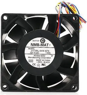 New 3115RL-04W-B76 Minebea NMB 8038 8cm DC 12v 1.6A winds of PWM fan speed control fan