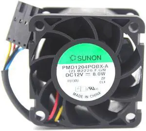 Sunon PMD1204PQBX-A 4CM 4028 12V 8.0W 4 lines 4-pin server cooling fan