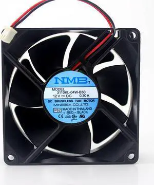 New NMB NMB-MAT 3110KL-04W-B50 DC 12V 0.30A 8cm 8025 80X25mm Server Square Fan