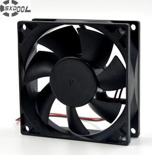 SXDOOL RDL8025S 8025 80*80*25mm DC 12V 0.08A 2-wire fan silent quiet server inverter cooling fan
