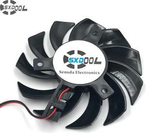SXDOOL graphics card fan GA81S2U -NNTB diameter 75mm DC12V 0.38A cooling fan
