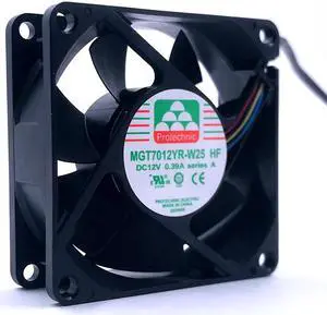 MGT7012YR-W25 7025 70MM 70*70*25MM Fan Comptuter CPU Cooling fan 12V 0.39A 4pin