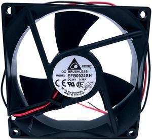 NEW For delta EFB0924SH DC 24V 0.38A 9CM 9025 9225 92*92*25MM  frequency axial cooling fan