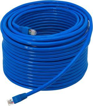 J-Tech Digital Cat 6A Ethernet Cable 100Ft High Speed U/UTP Pure Copper 23AWG, RJ45 LAN Cable for Router Modem PC Gaming Audio/Video Transmission (JTECH-CAT6A-100)
