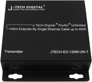 J-Tech Digital ProAV Unlimited N x N HDMI Extender Over Ethernet Cat6 Extender Matrix 12X12 8X8 Switch Switcher Extender by Single Ethernet Cable up to 400ft (Transmitter)