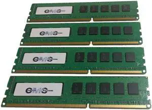 CMS 32GB (4X8GB) DDR3 12800 1600MHz ECC NON REGISTERED DIMM Memory Ram Upgrade Compatible with Synology® Rackstation Rs18016Xs+ - B90