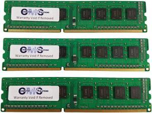 CMS 12GB (3X4GB) DDR3 10600 1333MHZ ECC NON REGISTERED DIMM Memory Ram Upgrade Compatible with HP/Compaq® Workstation Z600 Ddr3 Ecc Unbuff For Server Only - B81
