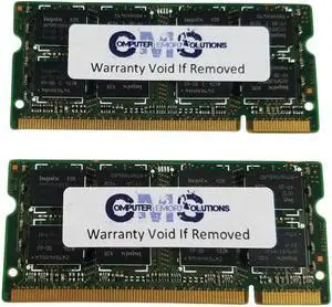 CMS 2GB (2X1GB) DDR2 5300 667MHZ NON ECC SODIMM Memory Ram Upgrade Compatible with Dell® Inspiron E1705 Notebook Ddr2 - A57