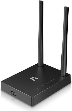 AC1200 Wireless Dual Band Router, Compact Size 1 WAN 2 LAN, Fast Ethernet Port for home, Smart Antenna with Parental Control (N4)