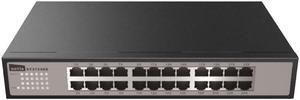 24-port Unmanaged Gigabit Switch, Desktop Ethernet Splitter, Ethernet Hub, Plug and Play, Fanless Quite, Traffic Optimization, Sturdy Metal Desktop size (ST3124GS)
