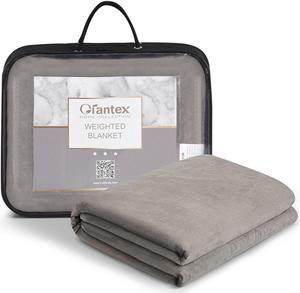 Costway Heavy weighted  Sensory Weighted Blankets w/Cover Glass Beads 72'' x 48''