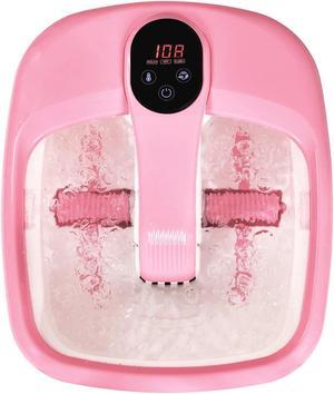 Portable Foot Spa Bath Motorized Massager with Shower-Coffee