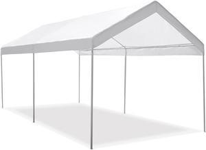 Costway Steel Frame Party Tent Canopy Shelter Portable Car Carport Garage Cover