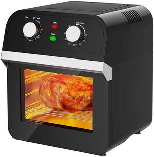 Costway 12.7QT Air Fryer Oven 1600W Rotisserie Dehydrator Convection Oven w/ Accessories