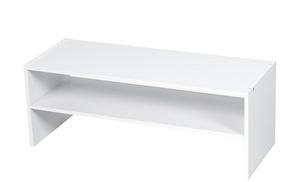 Costway 3 PCS Stackable Shoe Rack 31-Inch Horizontal Organizer 2-tier StorageShelf White