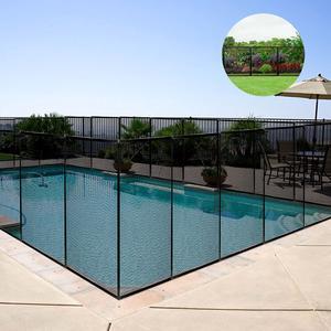 Costway 4'X48' Swimming Pool Fence Garden Fence Child Barrier Safety