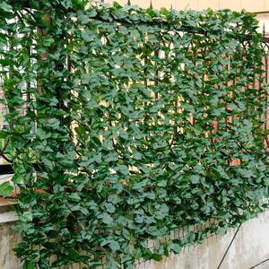 Costway 59''x95'' Faux Ivy Leaf Decorative Privacy Fence Screen Artificial Hedge Fencing