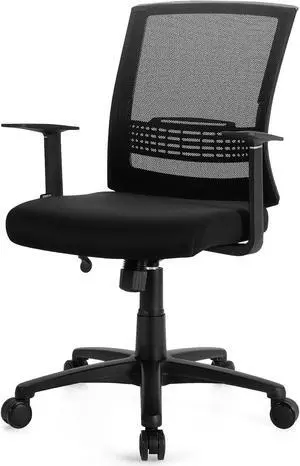 Costway Height Adjustable Mesh Office Chair  Task Chair  w/Lumbar Support