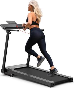 Goplus Folding Treadmill Walking Running Machine W/Touch Screen Home Gym Office