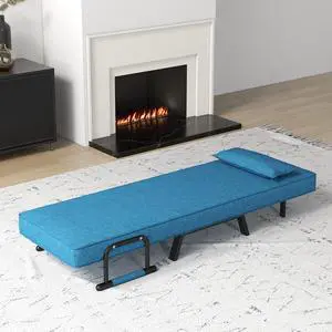 Costway 8PCS Wooden Patio Furniture Set Table Sofa Chair Cushioned Garden Turquoise
