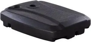 60L Universal Offset Patio Umbrella Base Plastic Weighted Fill Water Sand Wheel
