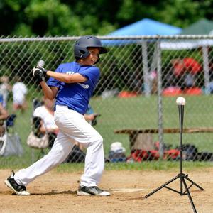 Goplus Baseball Softball Batting Tee Tripod Training Height Adjustable 28" - 44"