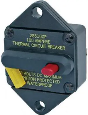 Blue Sea 7089 150 Amp Circuit Breaker Panel Mount 285 Series