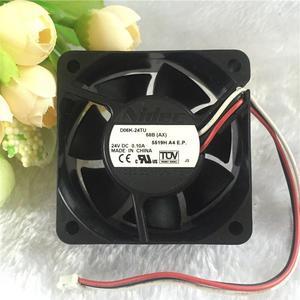 New original 6CM D06K-24TU 6025 fan 24V 0.1A Nidec suitable for printer / inverter cooling fan 3-pin
