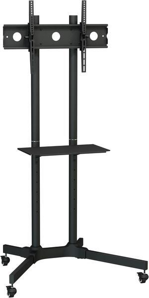 Mobile TV Stand Cart for TVs 32" to 70" Flat Screen Televisions, Height Adjustable Rolling TV Cart