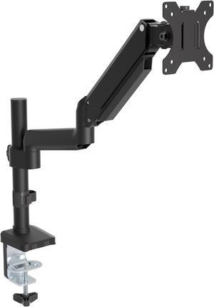 Single Desktop Monitor Mount with Gas Spring Arm 13 in. to 32 in. Black