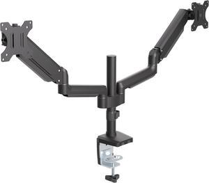 Gas Spring Dual Monitor Arm Desk Mount 13 in to 32 in.