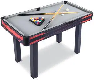 ProMounts 48" Complete Set Pool Table, Compact Size with Premium Velvet Tabletop and Solid Cue Sticks (GS-BT-2355)