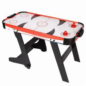 Electric Air Hockey Table with LED Electronic Scoreboard, Powerful Fan Motor & Accessories  Arcade Game for Home or Office