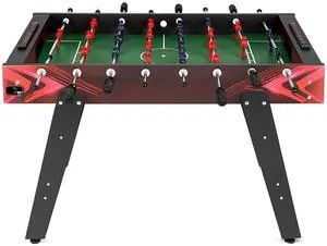 46 Full-Size Foosball Table with Heavy-Duty Frame & Easy Assembly  Game Room Table for Home or Office