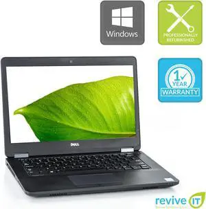 Dell Latitude E5470 Laptop  i5 Dual-Core 8GB 256GB SSD Win 10 Pro B v.WAA