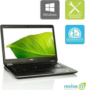 Dell Latitude E7440 14" Laptop Ultrabook i5 Dual-Core 8GB 256GB SSD Win 10 Pro B v.WAA