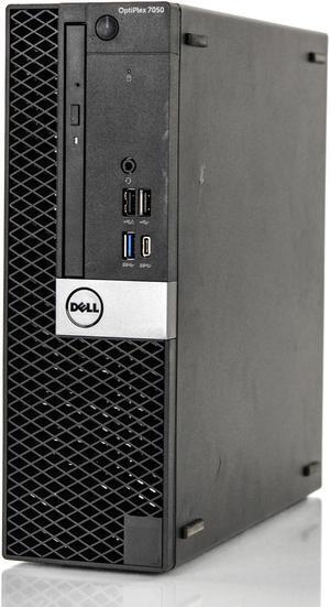 Dell OptiPlex 7050 SFF Desktop i5-7500 Quad-Core Min 3.40 GHz 8GB 256GB SSD Win 10 Pro 1 Yr Wty