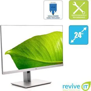 HP EliteDisplay E243 24" Widescreen 1920x1080 16:9 IPS LED Backlit LCD Monitor VGA HDMI DP - Grade B HP EliteDisplay E243 24" Widescreen 1920x1080 16:9 IPS LED Backlit LCD Monitor VGA HDMI DP - Grade B
