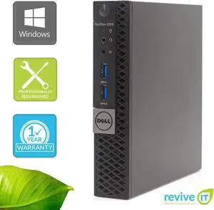 Dell OptiPlex 5050 Desktop Micro i5-7600T Quad-Core Min 2.80GHz 8GB 256GB SSD Win 10 Pro 1 Yr Wty