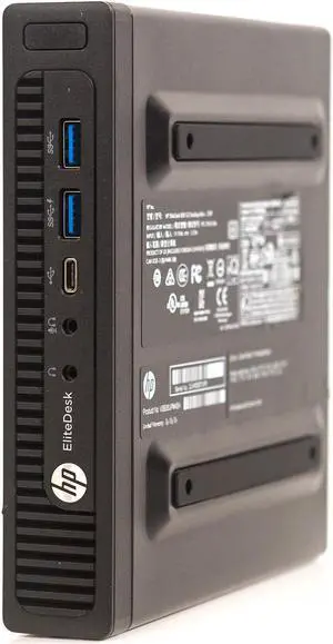 HP EliteDesk 800 G2 Desktop Mini WiFi Core i5-6500T 2.50GHz 8GB 256GB SSD Windows 10 Pro 1 Yr Wty