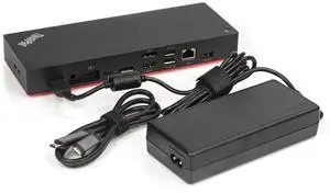 Lenovo 40B0 ThinkPad Universal Thunderbolt 4 Dock Laptop Docking Station 40B00135US DK2131 SD21H51281 5D21H51282 w/ 135W AC Adapter