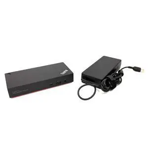Lenovo 40B2 ThinkPad Universal USB-C Smart Dock Laptop Docking Station LDA-KP 5D21B88170 SD21B88167 - w/ 135w AC Adapter Lenovo 40B2 ThinkPad Universal USB-C Smart Dock Laptop Docking Station LDA-KP 5D21B88170 SD21B88167 - w/ 135w AC Adapter