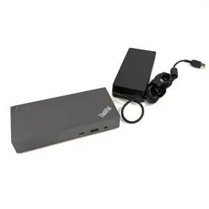 Lenovo 40B7 ThinkPad Universal USB-C Dock v2 Laptop Docking Station LDA-VK4 5D21K09432 SD21K09429 - w/ 90w AC Adapter Lenovo 40B7 ThinkPad Universal USB-C Dock v2 Laptop Docking Station LDA-VK4 5D21K09432 SD21K09429 - w/ 90w AC Adapter