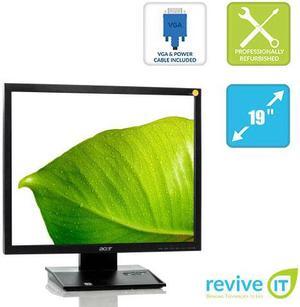 Acer V193L Black 19" 1280x1024 5:4 LED Backlit LCD Monitor VGA DVI Grade A