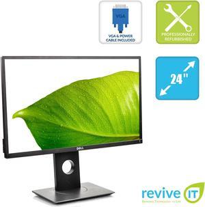 Dell P2417H 24" Widescreen 1920x1080 Full HD ISP LED LCD HDMI DP VGA Monitor Grade B