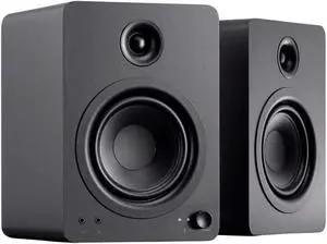 Monoprice DT-5BT 60-Watt Multimedia Desktop Powered Speakers - Class AB, Bluetooth 5.0, 5.25 Inch Woofer, 0.75 Inch Tweeter, For Home, Office, Gaming, or Entertainment Setup