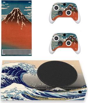 PlayVital The Great Wave Custom Vinyl Skins for Xbox Series S, Wrap Decal Cover Stickers for Xbox Series S Console Controller