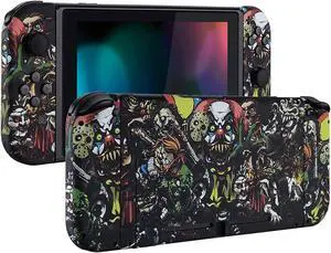 DIY Replacement Shell Buttons for Nintendo Switch, Soft Touch Back Plate for Switch Console, Custom Housing Case with Full Set Buttons for Joycon Handheld Controller - Scary Party @ DIY Replacement Shell Buttons for Nintendo Switch, Soft Touch Back Plate for Switch Console, Custom Housing Case with Full Set Buttons for Joycon Handheld Controller - Scary Party @
